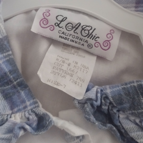 Vintage girls blouse & skirt set size 7 - Picture 2 of 5